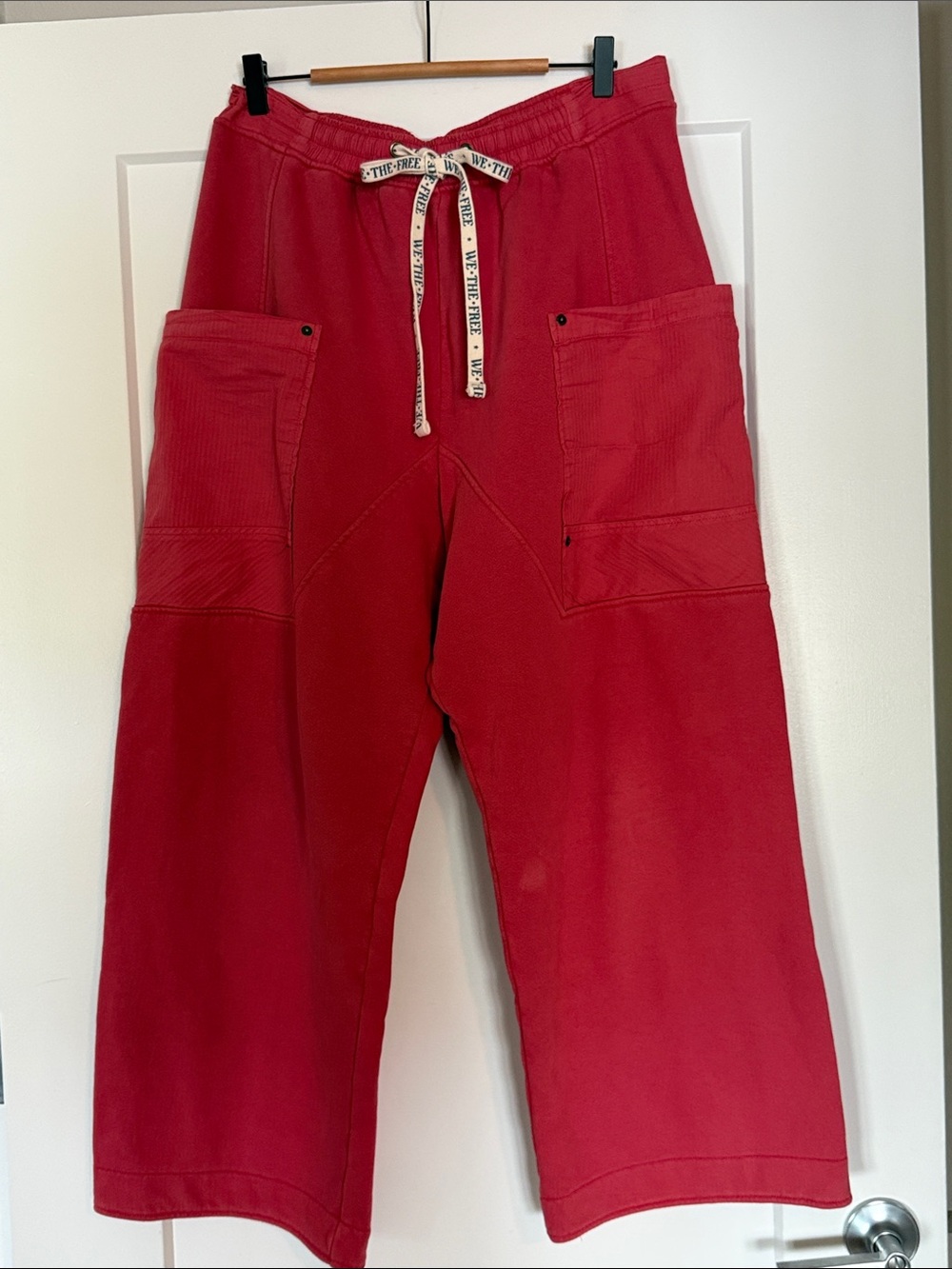 We The Free Jet Set Drawstring Trousers Salasa Color Sz L NWT